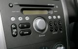 There’s no auxiliary socket, so nowhere to plug in your iPod/MP3 player Vauxhall Agila centre console