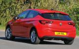 Vauxhall Astra rear cornering