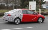 Vauxhall Astra saloon spied
