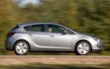 Despite offering an improved interior feel, weight is only marginally increased over the model it replaced Vauxhall Astra side profile