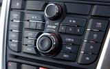 Cabin quality is more perceived than real, with high-quality materials being used only where they are easily seen or touched Vauxhall Astra centre console