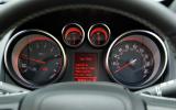 Vauxhall GTC VXR instrument cluster
