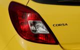 You'll see Corsa-esque design cues on a number of rivals, but the original is cute and inoffensive Vauxhall Corsa rear lights