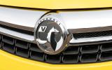 Griffin logo and Corsa grille has been updated since the car's launch in 2006 Vauxhall badge