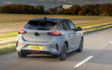 vauxhall corsa electric review 2023 03 tracking rear