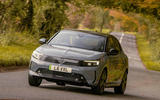 vauxhall corsa electric review 2023 22 cornering front