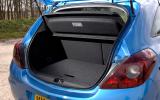 Vauxhall Corsa VXR boot space