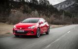 Vauxhall GTC cornering