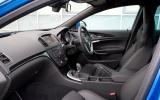 Excellent front seats support and cosset in equal measure, and are 15mm lower Vauxhall Insignia VXR interior