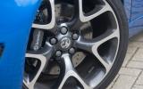 Standard wheel size is 19in 19in Vauxhall Insignia VXR alloys