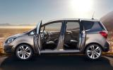 Vauxhall Meriva interior: first pics