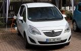 Electric Vauxhall Merivas spied