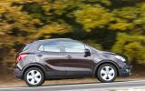 The Vauxhall Mokka is not that refined with the engine sounding strained at higher revs