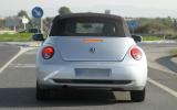 VW Beetle Cabriolet scooped