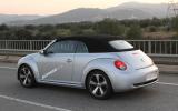 VW Beetle Cabriolet scooped