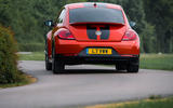 Volkswagen Beetle rear cornering