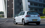 Volkswagen e-Golf rear quarter