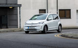 Volkswagen e-Up cornering