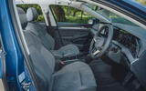 Volkswagen Golf eHybrid 2024 review front seats 35 Volkswagen Golf eHybrid 2024 review front seats 35