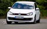 GTI’s ride is firm but is supple enough in town and at motorway speeds Volkswagen Golf GTI hard cornering