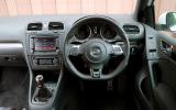 There are enough touches here to leave you in no doubt that this is no normal Golf Volkswagen Golf GTI dashboard