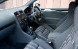 Front seats are excellent, although the steering wheel needs to extend more Volkswagen Golf GTI interior
