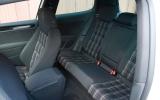 Adults won’t appreciate sitting in the back on long trips; leg room is at a premium Volkswagen Golf GTI rear seats