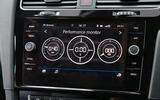 Volkswagen Golf performance monitor