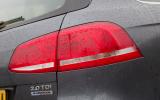 Rear lights derive look from VW's Phaeton executive saloon Volkswagen Passat rear lights