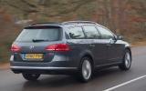 The gearshift itself is light, largely notch-free and positive Volkswagen Passat estate rear