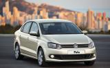 no title VW Polo saloon at Moscow