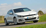 Volkswagen Scirocco cornering