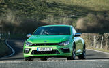 Volkswagen Scirocco R cornering