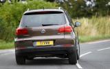 Volkswagen Tiguan rear cornering