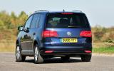 Volkswagen Touran rear cornering