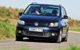 Volkswagen Touran cornering