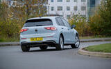 Volkswagen Golf GTE review   rear cornering Volkswagen Golf GTE review   rear cornering