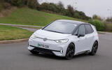 Volkswagen ID 3 GTX review hard cornering Volkswagen ID 3 GTX review hard cornering