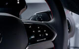 Volkswagen ID 3 GTX review steering wheel touchpads Volkswagen ID 3 GTX review steering wheel touchpads