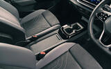 Volkswagen ID 4 seats and cupholder