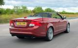 Volvo C70 roof down rear