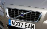 Bigger, bolder, more curvaceous grille is part of Volvo’s more assertive look. Volvo V70 front grille