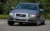 Doesn’t respond well to quick direction changes. Lots of body roll. Volvo V70 cornering