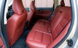 New seats wider, but feel over-stuffed. Seat heaters are standard on SE Lux Volvo V70 rear seats