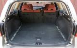 Siderails provide four sliding tie-downs and adjustable bulkhead location Volvo V70 boot space