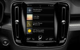 Volvo XC40 infotainment system