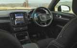 Volvo C40 Recharge dashboard Volvo C40 Recharge dashboard