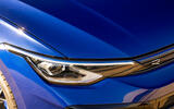 VW Golf R 2024 review headlight 0052 VW Golf R 2024 review headlight 0052