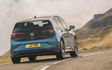 vw id3 review 2023 03 cornering rear vw id3 review 2023 03 cornering rear