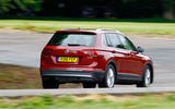 Volkswagen Tiguan rear cornering